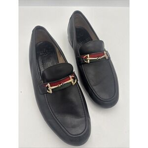 Maus & Hoffman Moratti Yacht Black Leather Loafers Men's US 10.5